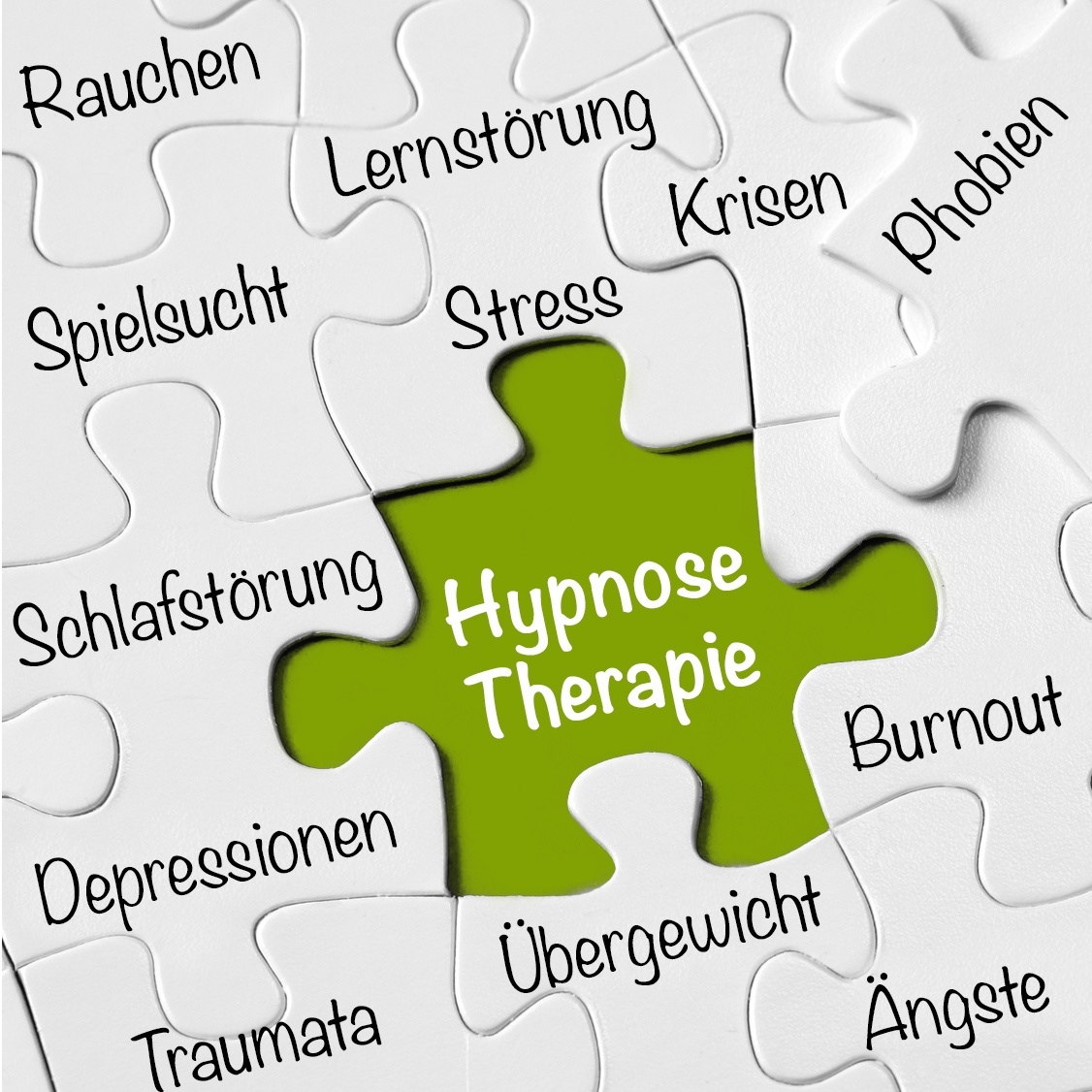 Puzzle Themen der Hypnose